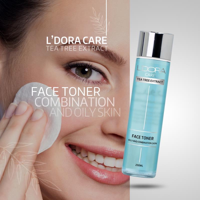L'DORA CARE FACE TONER FOR OILY AND COMBINATION SKIN 200 ml