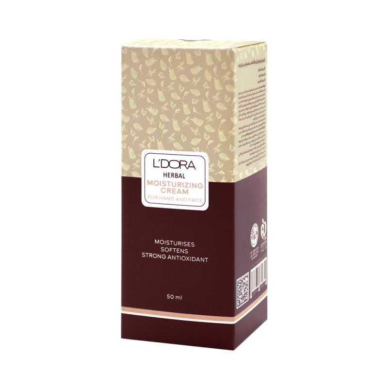 L'DORA ELLIX HERBAL MOISTURIZING CREAM FOR HAND AND FACE, 50ml
