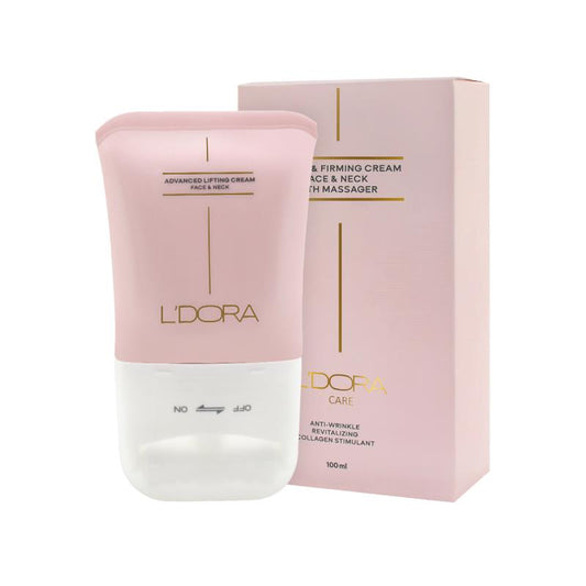 L'DORA LIFTING & FIRMING CREAM FOR FACE AND NECK WITH MASSAGER (100ml)