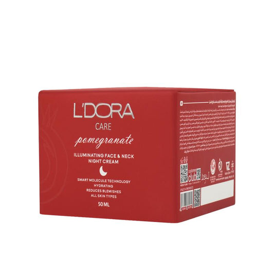 L'DORA POMEGRANATE ILLUMINATING FACE & NECK (NIGHT CREAM) 50ml