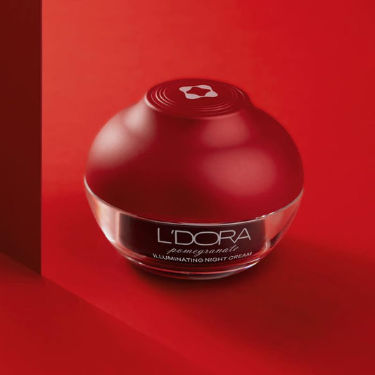 L'DORA POMEGRANATE ILLUMINATING FACE & NECK (NIGHT CREAM) 50ml