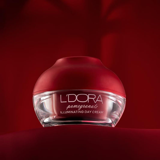 L'DORA POMEGRANATE ILLUMINATING FACE & NECK (DAY CREAM) 50ml