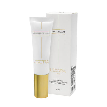 L'DORA CARE REJUVENATING, ANTI-DARK CIRCLE, AND REDUCING WRINKLES EYE CREAM, 30 ml