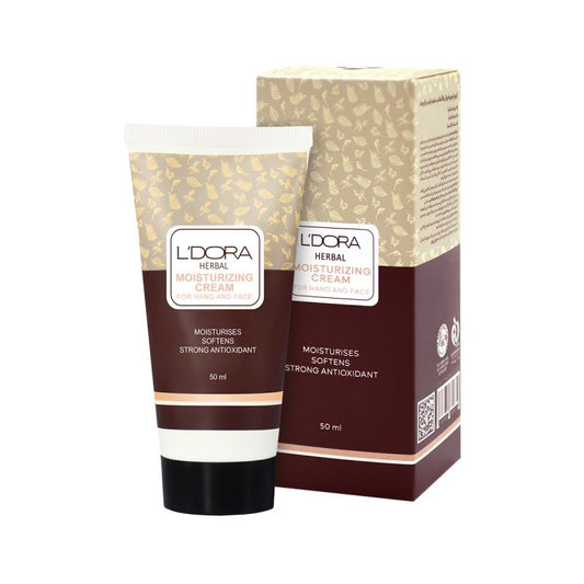 کرم مرطوب کننده دست و صورت L'DORA ELLIX HERBAL 50ml