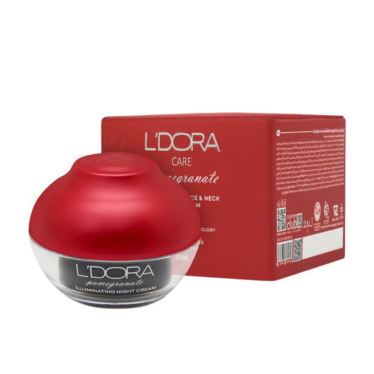 L'DORA POMEGRANATE ILLUMINATING FACE & NECK (NIGHT CREAM) 50ml